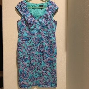 Vibrant flowery dress